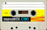 Compact Cassette Maxell LN 90 Type I Normal 1972 Worldwide
