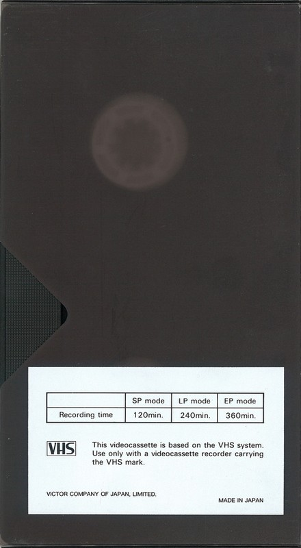 VHS, Video Home System JVC 120 Type I Normal USA