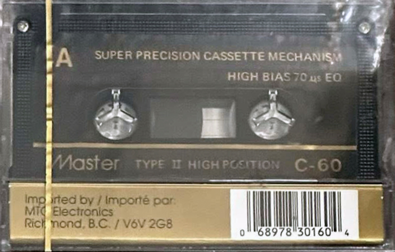 Compact Cassette Master 60 Type II Chrome North America