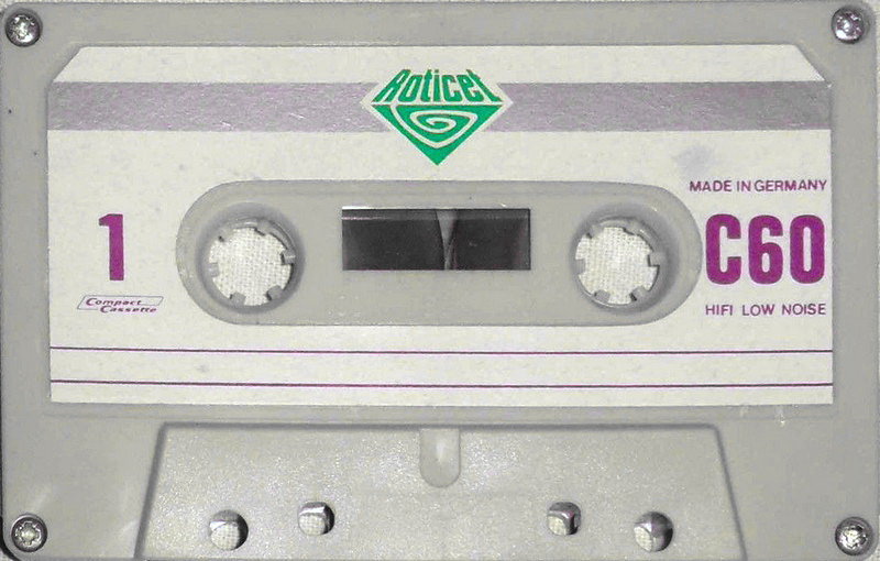 Compact Cassette Roticet 60 Type I Normal 1975 Germany