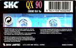 Compact Cassette SKC QX 90 Type II Chrome 1995 Worldwide