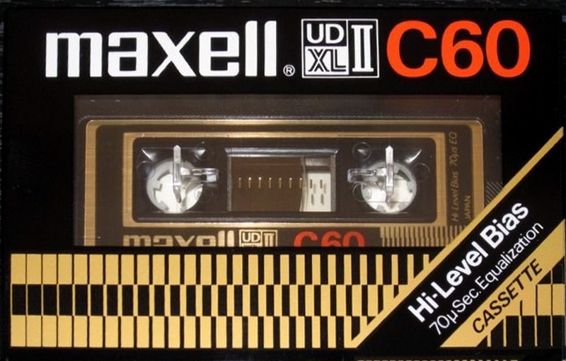 Compact Cassette Maxell UD XLII 60 Type II Chrome 1980 Europe