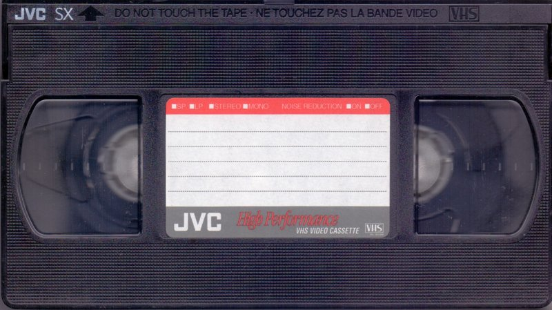 VHS, Video Home System JVC SX 180 "E-180 SX A" Type I Normal 1995 Europe
