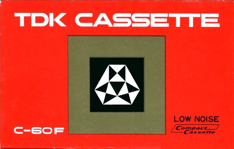 Compact Cassette TDK F 60 "C-60F" Type I Normal 1969 USA