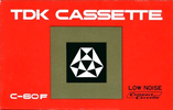 Compact Cassette TDK F 60 "C-60F" Type I Normal 1969 USA