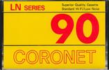 Compact Cassette Coronet 90 Type I Normal Hong Kong