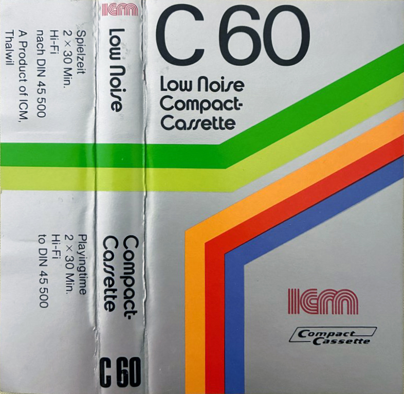 Compact Cassette ICM 60 Type I Normal 1978 Germany
