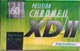 Compact Cassette Carrefour XD-II 60 Type II Chrome 1999 Europe