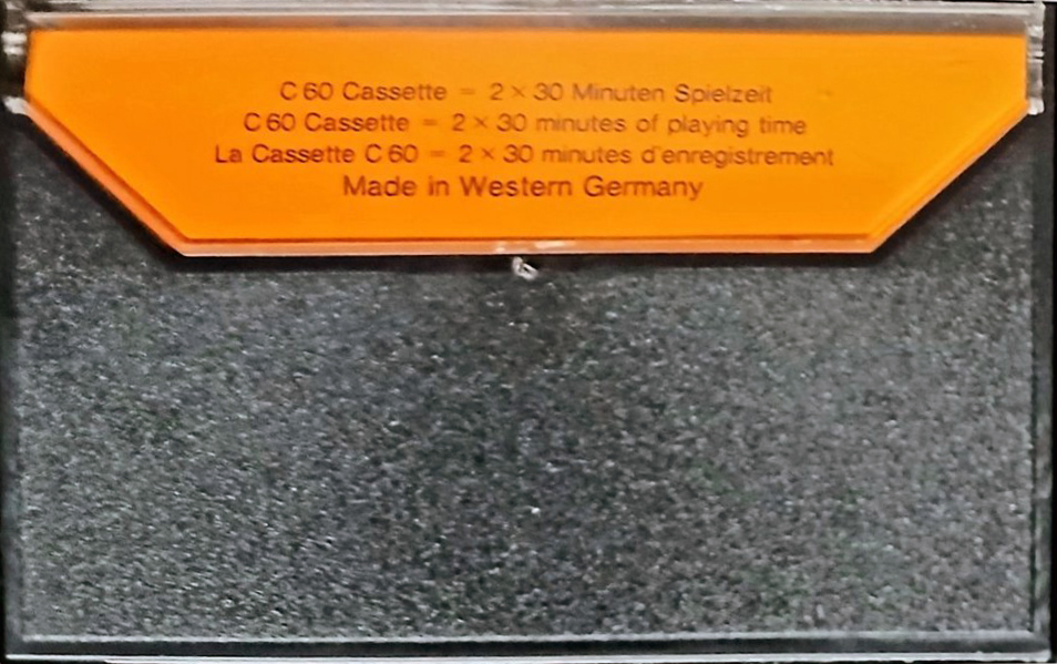 Compact Cassette Lectra 60 Type I Normal Europe