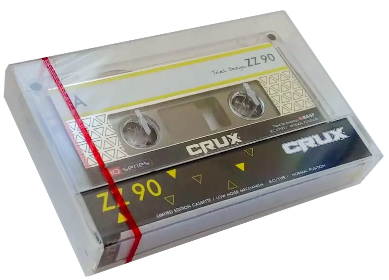 Compact Cassette CRUX ZZ 90 "HQ series GOLD" Type I Normal 2022 Worldwide