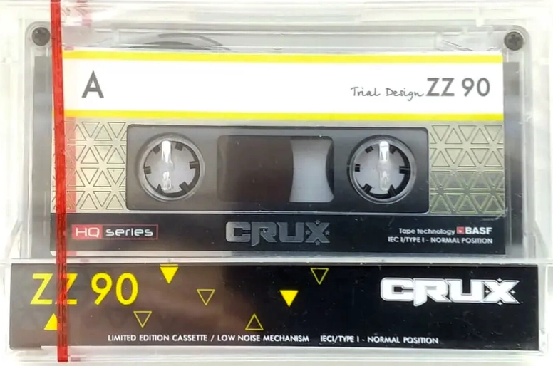 Compact Cassette CRUX ZZ 90 "HQ series GOLD" Type I Normal 2022 Worldwide