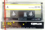 Compact Cassette CRUX ZZ 90 "HQ series GOLD" Type I Normal 2022 Worldwide
