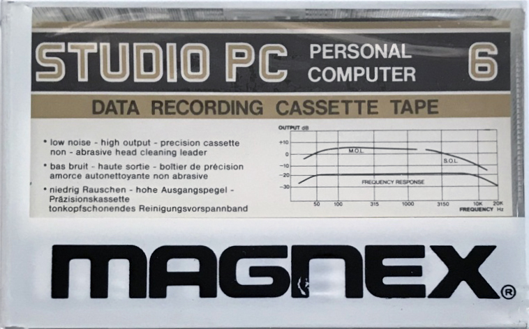 Compact Cassette Magnex Studio PC 6 Type I Normal 1982 Europe