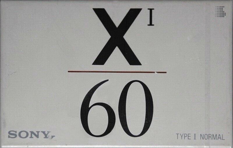 Compact Cassette Sony XI 60 Type I Normal 1992 Japan