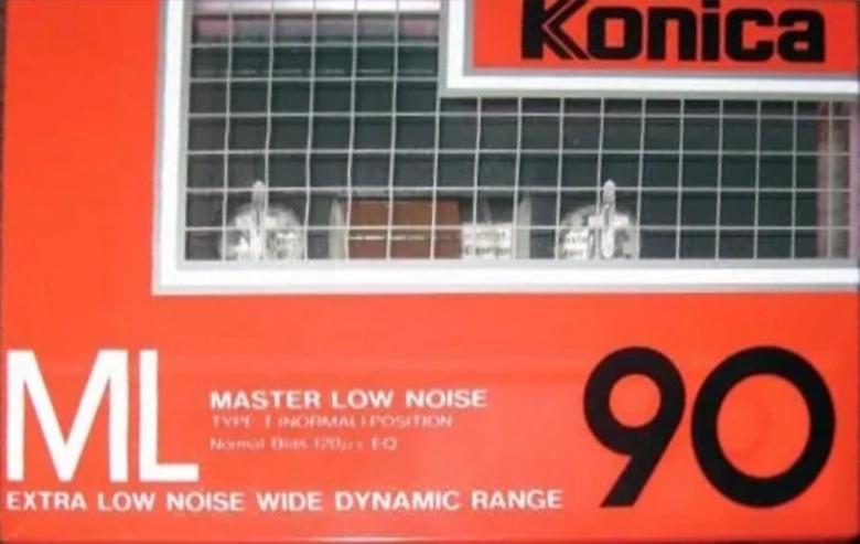 Compact Cassette Konica ML 90 Type I Normal 1984 Europe