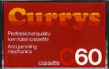 Compact Cassette Currys Professional 60 Type I Normal 1978 UK