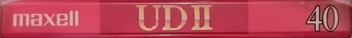 Compact Cassette Maxell UDII / UD2 40 "UD2-40G" Type II Chrome 1994 Japan