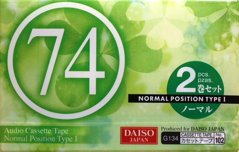 2 pack Daiso G134 74 "№ 102" Type I Normal 2004 Japan