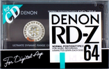 Compact Cassette Denon RD-Z 64 "RD-Z64N" Type I Normal 1988 Japan