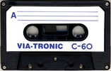 Compact Cassette Via-Tronic 60 Type I Normal Germany