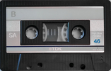 Compact Cassette TDK SA 46 Type II Chrome 1985 Japan