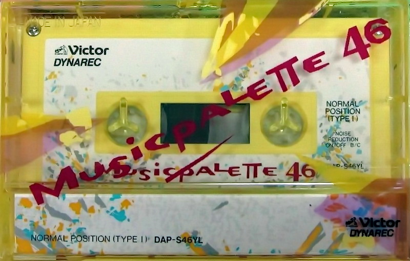 Compact Cassette Victor Musicpalette 46 "DAP-S46YL" Type I Normal 1985 Japan