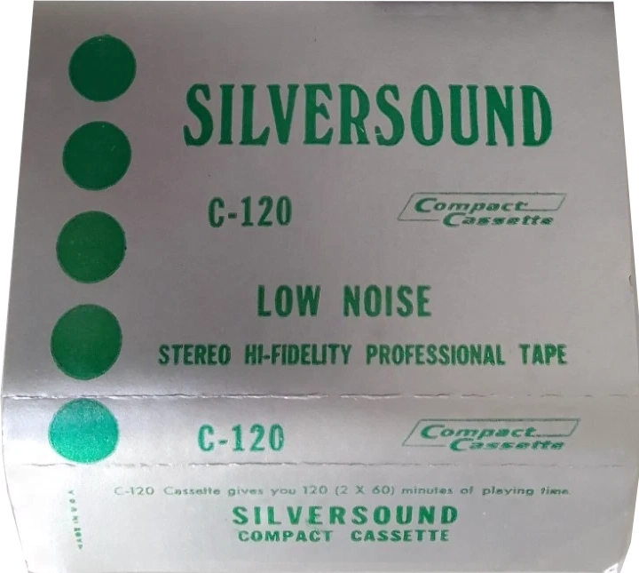 Compact Cassette Silversound 120 Type I Normal USA