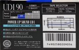 Compact Cassette Maxell UDI / UD1 90 Type I Normal 1988 Japan