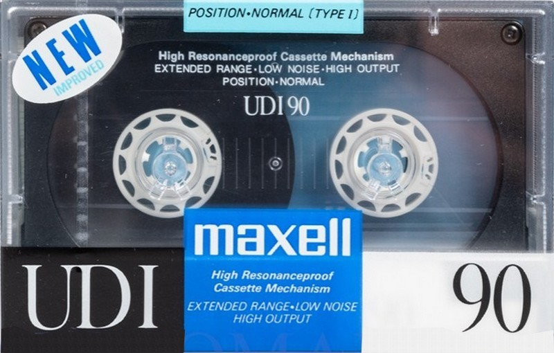 Compact Cassette Maxell UDI / UD1 90 Type I Normal 1988 Japan