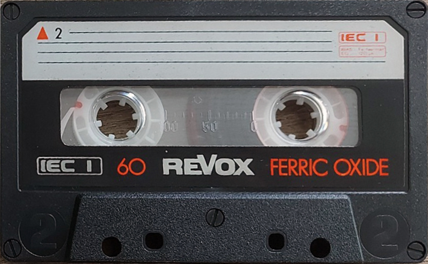 Compact Cassette Revox 60 "Ferric Oxide" Type I Normal 1984 Europe