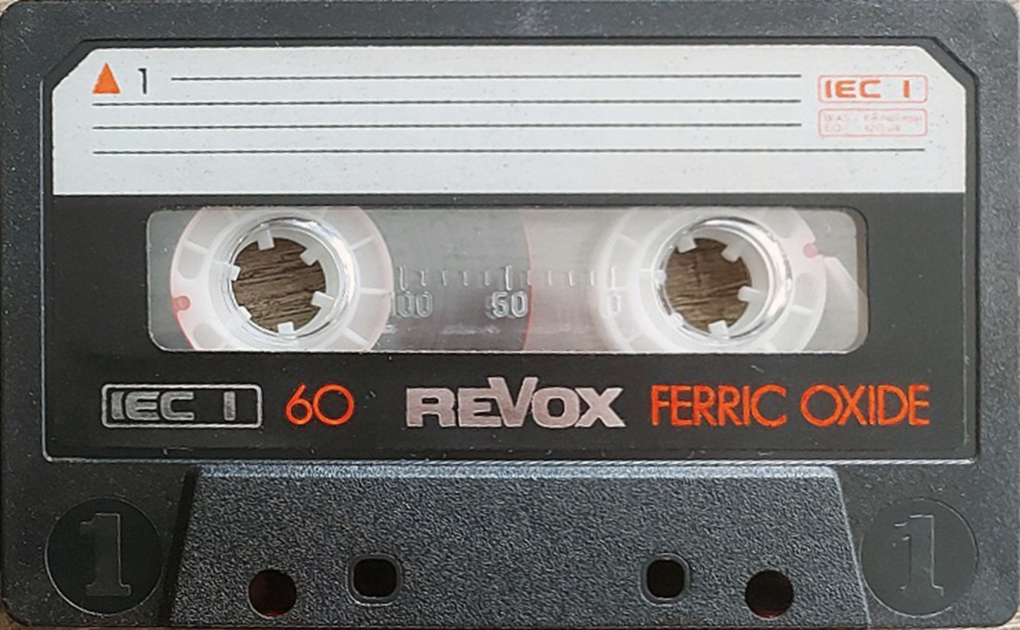 Compact Cassette Revox 60 "Ferric Oxide" Type I Normal 1984 Europe