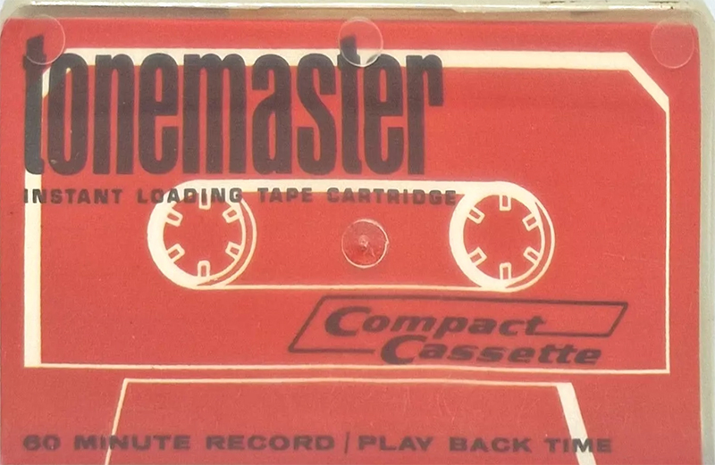 Compact Cassette ToneMaster 60 "Instant loading tape cartridge" Type I Normal USA