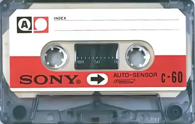 Compact Cassette Sony Auto-Sensor 60 Type I Normal 1970 Worldwide