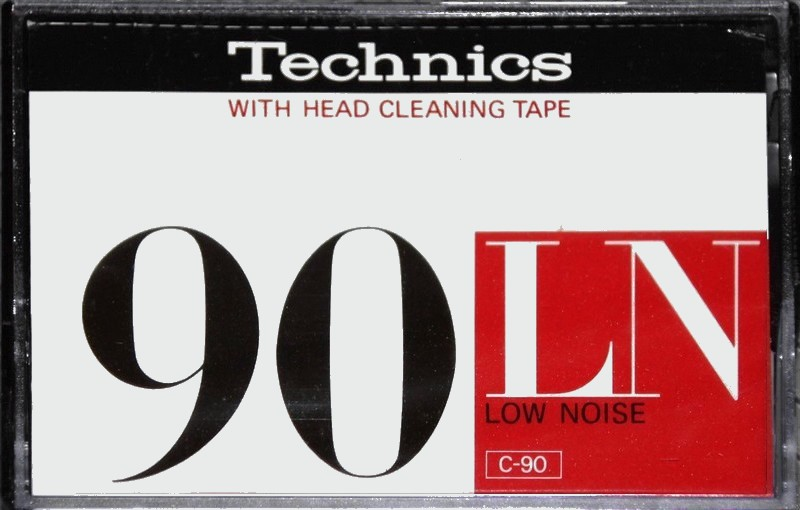 Compact Cassette Technics LN 90 "RT-90LN" Type I Normal 1978 Japan