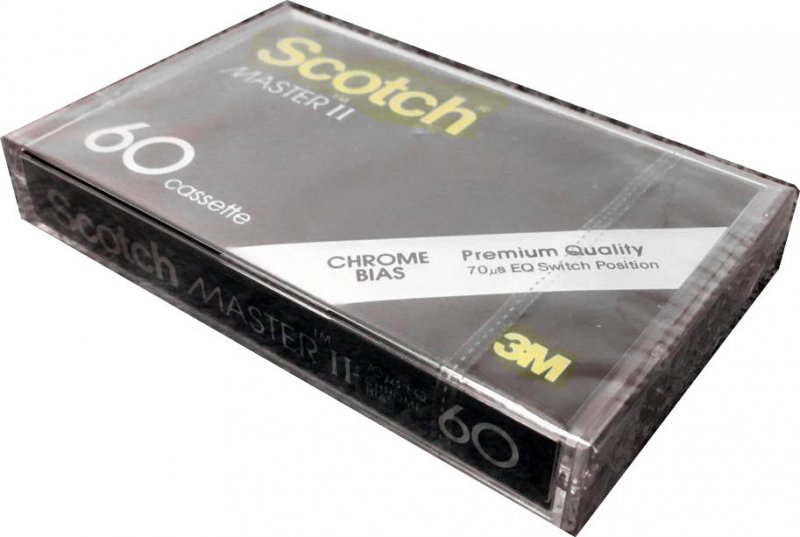 Compact Cassette Scotch Master II 60 Type II Chrome 1981 Japan