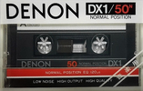 Compact Cassette Denon DX1 50 Type I Normal 1981 Japan