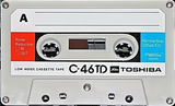 Compact Cassette Toshiba TD 46 Type I Normal 1977 Europe