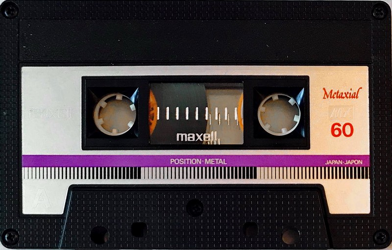 Compact Cassette Maxell MX 60 Type IV Metal 1982 Europe