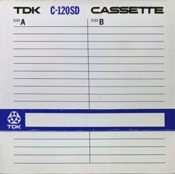 Compact Cassette TDK SD 120 "C-120SD" Type I Normal 1972 USA