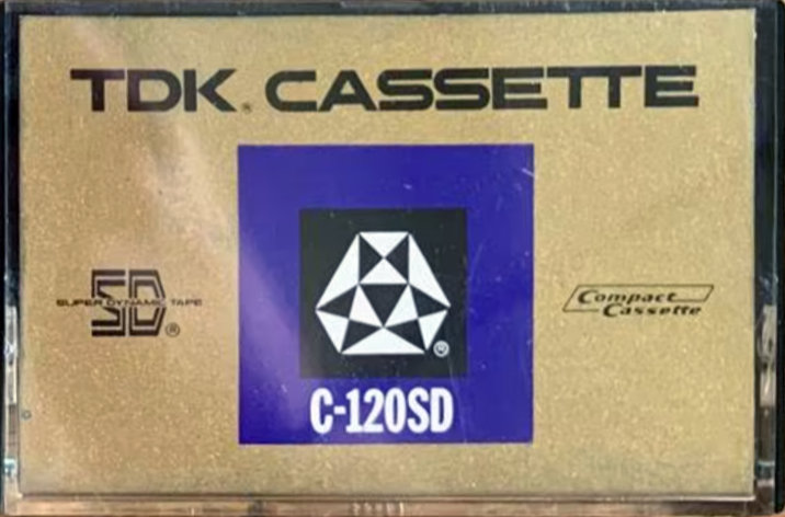 Compact Cassette TDK SD 120 "C-120SD" Type I Normal 1972 USA