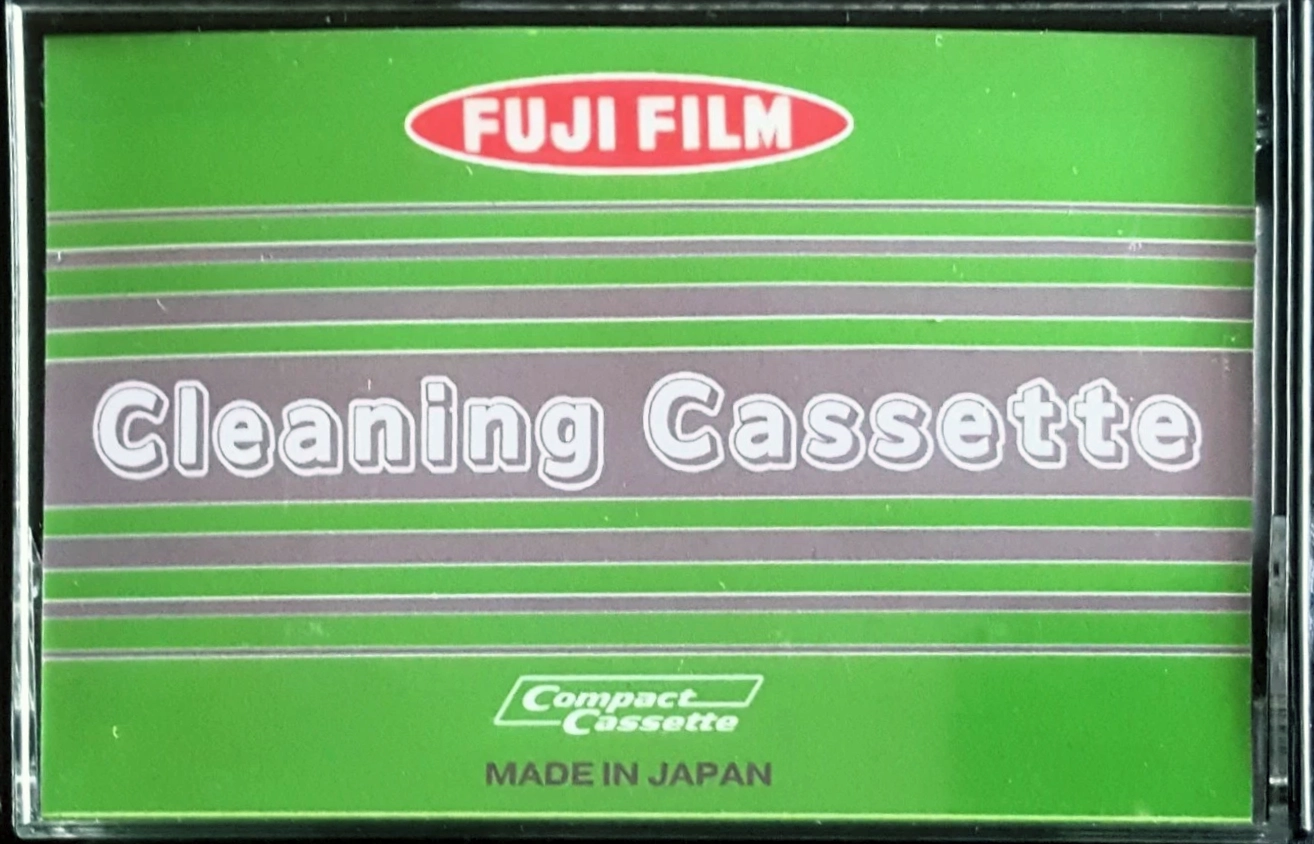 Compact Cassette Fuji Film Cleaning Cassette 1971 Japan