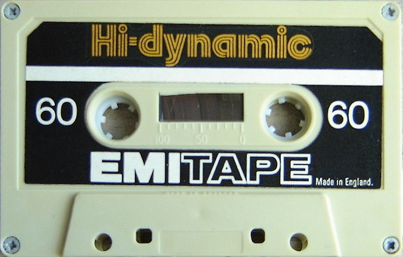 Compact Cassette EMITAPE HI-DYNAMIC 60 Type I Normal 1973 Europe