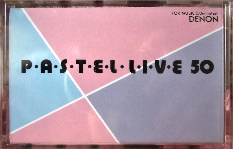 Compact Cassette Denon DX1 50 "Pastel Live R50" Type I Normal 1984 Japan