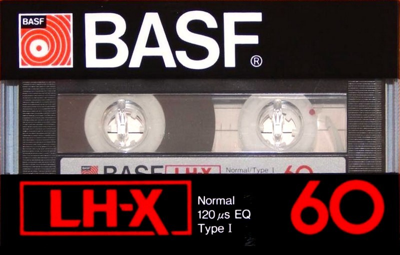 Compact Cassette BASF LH-X 60 Type I Normal 1982 Japan