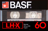 Compact Cassette BASF LH-X 60 Type I Normal 1982 Japan