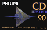 Compact Cassette Philips CD Master 90 Type II Chrome 1994 Europe
