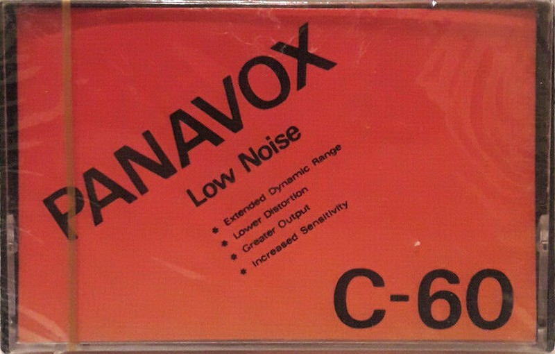 Compact Cassette Panavox 60 Type I Normal 1980