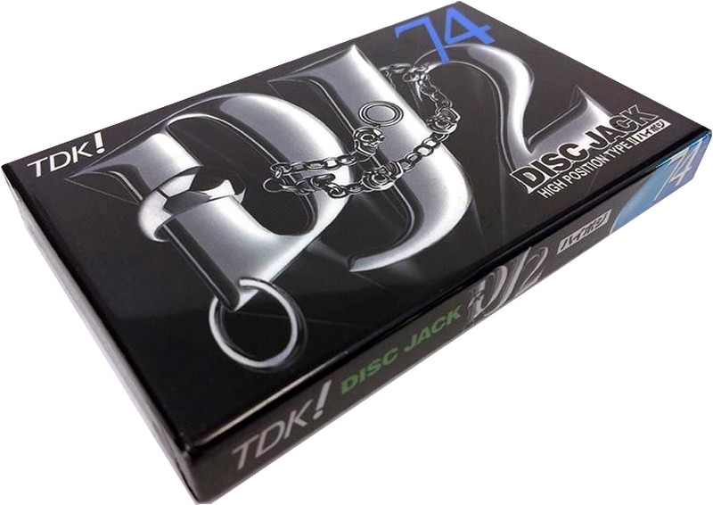 Compact Cassette TDK DJ2 Disc Jack 74 "DJ2-74S" Type II Chrome 1997 Japan