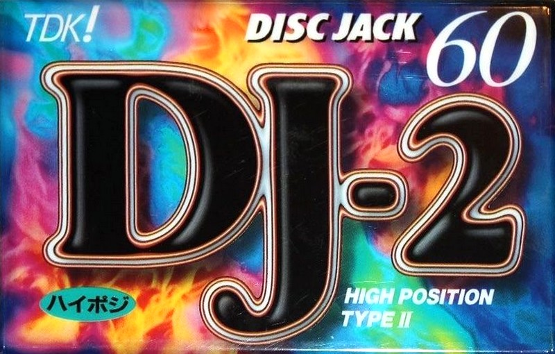 Compact Cassette TDK DJ2 Disc Jack 60 "DJ2-60N" Type II Chrome 1996 Japan