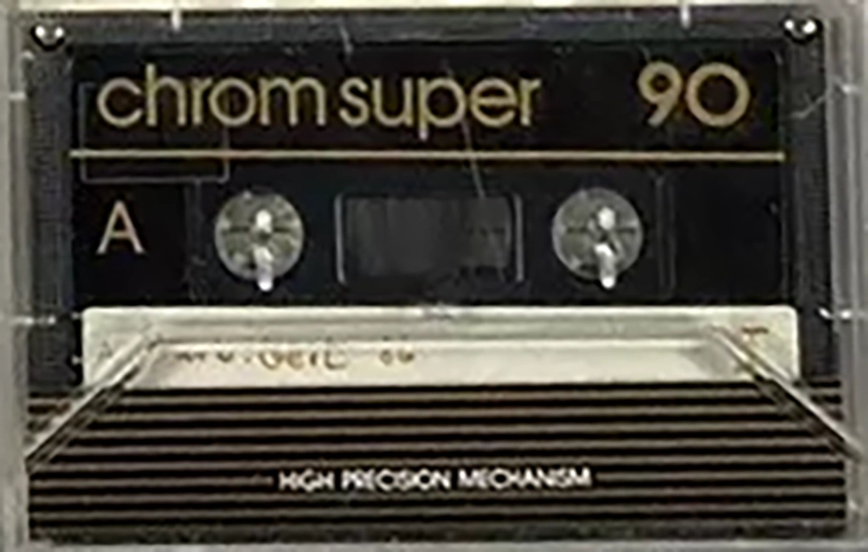 Compact Cassette Silver Sound Chrom Super 90 Type II Chrome 1987 Germany